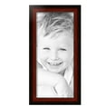 thumbnail image 2 of ArtToFrames 9" x 20" Matte mahogany Diploma Picture Frame, 9x20 inch Brown Wood Poster Frame (WOM-5108), 3 Pack, 2 of 6