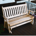 thumbnail image 3 of Yellow Pine Traditional English Style Glider, 3 of 4