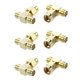 thumbnail image 1 of 6 Piezas de RF Adaptador de Conector 3 Vias Divisor RP SMA Macho A Dos RP SMA Hembra Triple T, 1 of 5