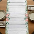 thumbnail image 5 of Table Runners 72 Inches Long Dress Scarves, Sunflowers Trucks Farmhouse Kitchen/Dining Table Runner, Coffee Tablerunners, Spring Farmhouse Eucalyptus Gray Wooden 14x72 Inch, 5 of 9