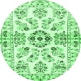thumbnail image 1 of Ahgly Company Indoor Round Persian Emerald Green Traditional Area Rugs, 8' Round, 1 of 4