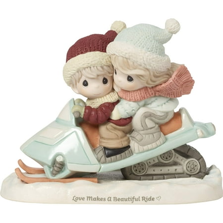 Precoius Moments Precious Moments Love Makes A Beautiful Ride Bisque Porcelain Figurine ()