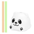thumbnail image 1 of Naiovety Los niños reutilizables de la idea plástica del regalo favorecen el regalo de la paja del artículo portátil BPA-libre del tamaño Cocina y Comedor Panda, 1 of 6