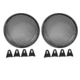 thumbnail image 1 of cubiertas para rejilla de altavoz de 8 pulgadas para coche, caravana, color negro, de metal y hierro, para subwoofer, s202412246488, 1 of 5