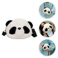 thumbnail image 2 of GOOHOCHY Panda diseño peluche bolso de hombro dibujos animados bandolera peluche bolsa de almacenamiento, 2 of 7