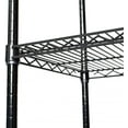 thumbnail image 5 of 5 Tier Storage Shelves,Heavy Duty Wire Shelving Rack with Wheels, Adjustable Rolling Shelving Unit with NSF Certified , 800 Lbs Capacity, For Kitchen, Pantry, Garage,18"D X 35.5"W X 71"H,Black, 5 of 7