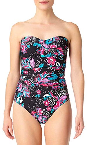 anne cole twist front one piece