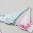 thumbnail image 6 of Odbmxy Womens Bathing Suits 2 Piece Underwire Halter Plus Size Swimsuits for Women Tie-Dye One Shoulder Holiday Swimwear,Purple S, 6 of 6