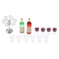 thumbnail image 3 of 1:12 Dollhouse Goblet Rack Kit Bottle Doll Room Decor Accs Parts, 3 of 8