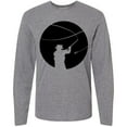 thumbnail image 3 of Inktastic Fly Fishing Silhouette Long Sleeve T-Shirt, 3 of 5