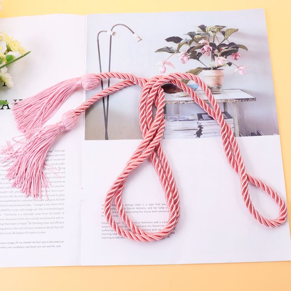 FELTECHELECTR 1 Set Graduation Tassels Pink Polyester Stranded Tassel for Party Bachelor Clothing Graduation Photo