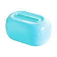 thumbnail image 1 of Funda para caja de pañuelos, porta pañuelos de escritorio, regalos decorativos, servilletero, papel higiénico Azul, 1 of 9