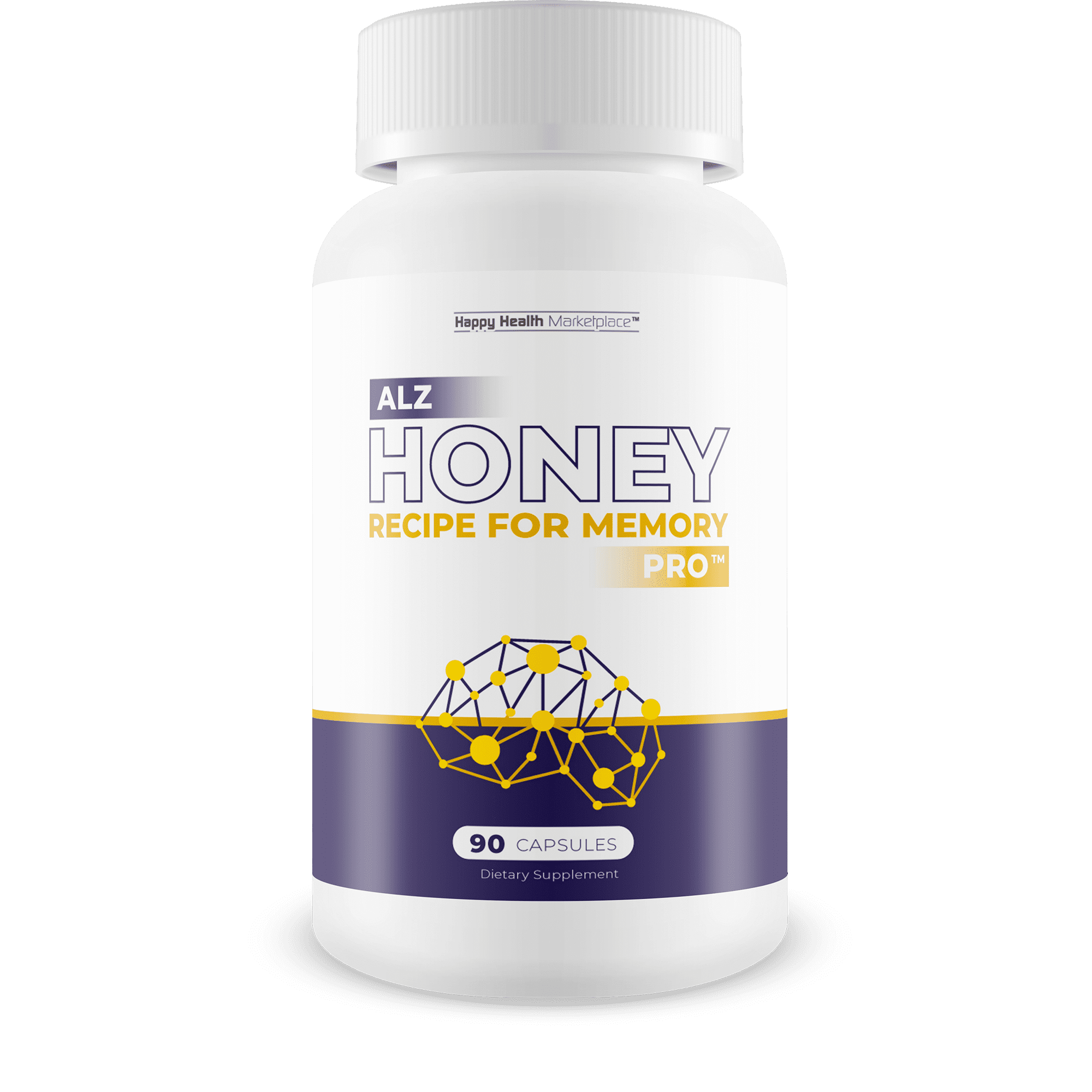 ALZ Honey Recipe for Memory - Our Best Brain Focus and Memory Supplement - Brain Booster Mental Clarity and Focus Supplements - Japanese Honey Trick Brain Health - Nootropics Brain Support Supplement