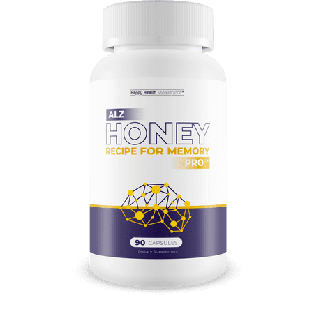 ALZ Honey Recipe for Memory - Our Best Brain Focus and Memory Supplement - Brain Booster Mental Clarity and Focus Supplements - Japanese Honey Trick Brain Health - Nootropics Brain Support Supplement