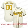 thumbnail image 2 of New Style Custom Baseball Jersey Team Training Uniform Printing Add Own Name Number Softball Sports White Green Men Ladies/Kids, 2 of 6