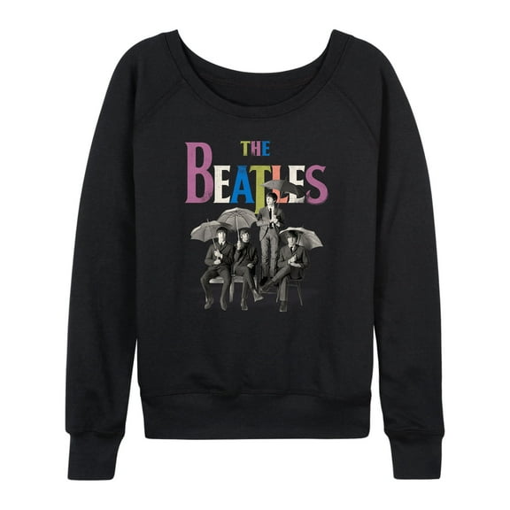 The Beatles - Colorful Umbrella - Women's French Terry Long Sleeve Shirt