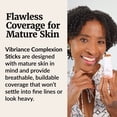 thumbnail image 7 of Vibriance Complexion Sticks - Foundation for Mature Skin - Sheer, Buildable Coverage Face Makeup Foundation for Older Women - 3-in-1 Base, Contour, Concealer - Deep / Dark, 7 of 7
