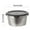 grey#20🔥, variant on Stainless Steel Mixing Bowl with Lid | Durable Food Storage Container | Circular Design | Microwave Dishwasher Refrigerator Safe | Easy Cleaning | Reusable | 1 Piece