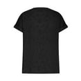 thumbnail image 5 of Mittory Short Sleeve Shirts for Women Fashion Plus Size Button Casual T Shirt Summer V Neck Printed Blouse Tees, 5 of 6