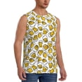 thumbnail image 2 of Haiem Men's Beer Print Tank Tops Summer Sleeveless Cut Off Workout T-Shirts Fitness Vest Athletic Undershirts-3X-Large, 2 of 8