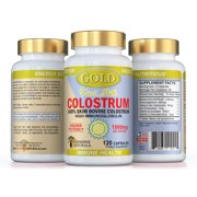 Sunshine Naturals Colostrum Gold Dietary Supplement, 120 Capsules