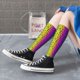 thumbnail image 5 of Balery Animal Paw Rainbow Calcetines novedosos Calcetines deportivos Calcetines hasta la rodilla Calcetines de algodón Calcetines originales y geniales, 5 of 6