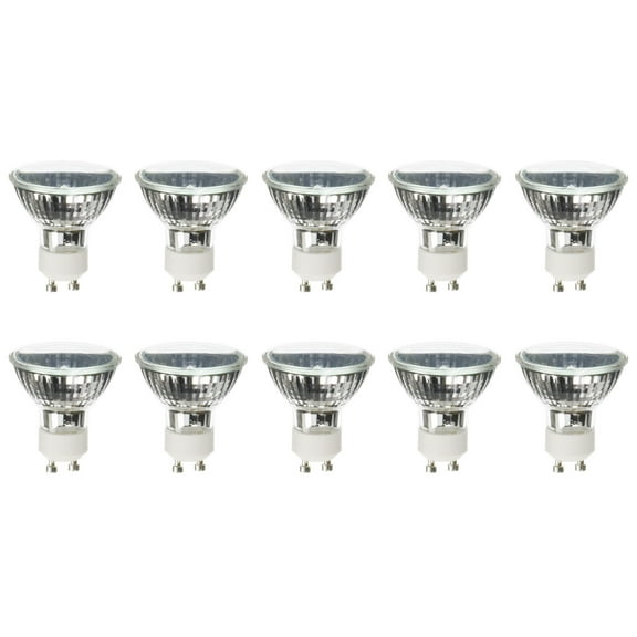 (10)-Pack GU10 120V 20W Light Bulb 120 Volt 20 Watt Bulbs Lamps