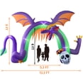 thumbnail image 4 of CycloneSound [4-11FT] Halloween Inflatable Archway Animated with Bright LED Lights, Blow-Up Yard Decorations Weather-Resistant Fabric, Halloween Inflatable Blow Up Lawn Outdoor Decoration, 4 of 4