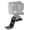 Black, variant on QKOO Fixed Metal Motorcycle Holder Mount for GoPro, Insta360, DJI and Other Action Cameras