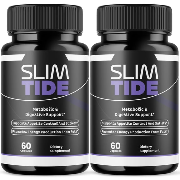 Slimtide Advanced Formula Pills Supporting Energy and Healthy Lifestyle Slim Tide 120 Capsules