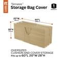 thumbnail image 4 of Classic Accessories Terrazzo Water-Resistant 60 Inch Patio Cushion and Cover Storage Bag,, 4 of 10