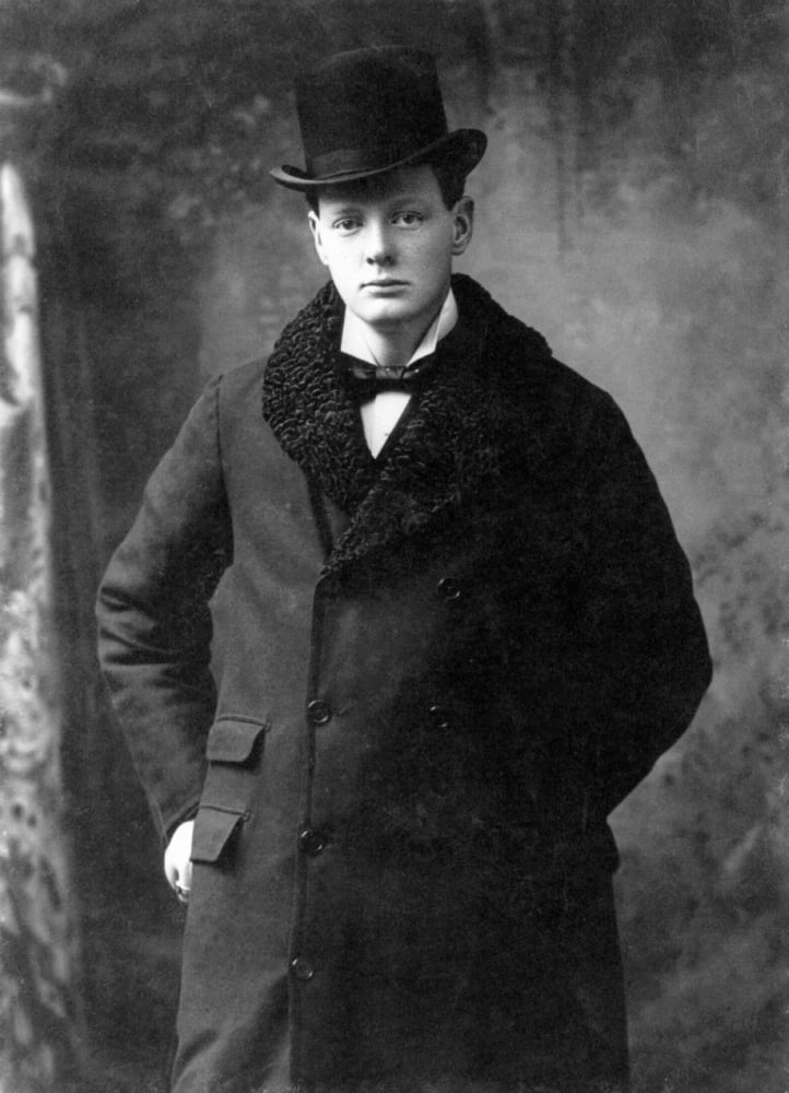 Winston Churchill /N(1874-1965). Sir Winston Leonard Spencer Churchill ...