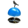 thumbnail image 2 of Outdoor Covered Bird Feeder, Mushroom Dome Feeder for Mealworms Seeds Suet, Squirrel Resistant Hanging Birdfeeder with Removable Bowl, Attracts Finches Bluebirds, Easy to Clean, 2 of 8