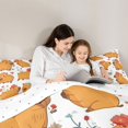 thumbnail image 4 of Erosebridal Flower Capybara Bedding Comforter Set for Kid, Cute Animal Queen Bedding Sets, 7pcs, 4 of 7