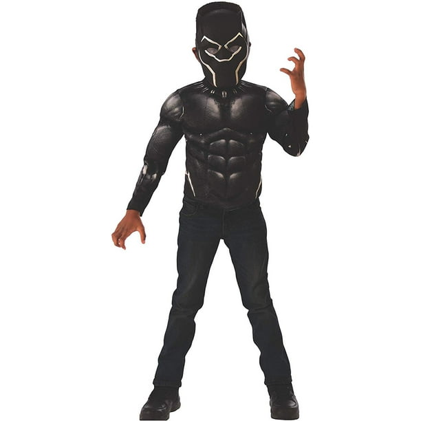 Black Panther Boys Child Muscle Marvel Superhero Costume Top Hanging ...