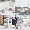 thumbnail image 5 of Pioneer Flower Floral Print Pattern Kitchen Rugs Sets Of 2,Anti Fatigue Kitchen Mat Rugs Non Slip Washable,Decorative Kitchen Floor Mats for Kitchen,Sink,Laundry,17"x30"+17"x47", 5 of 7