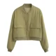 thumbnail image 1 of ASDS-Chaqueta Bomber con bolsillos para mujer, abrigos Vintage de manga larga con botón frontal, prendas de vestir exteriores informales, Tops elegantes, 1 of 5