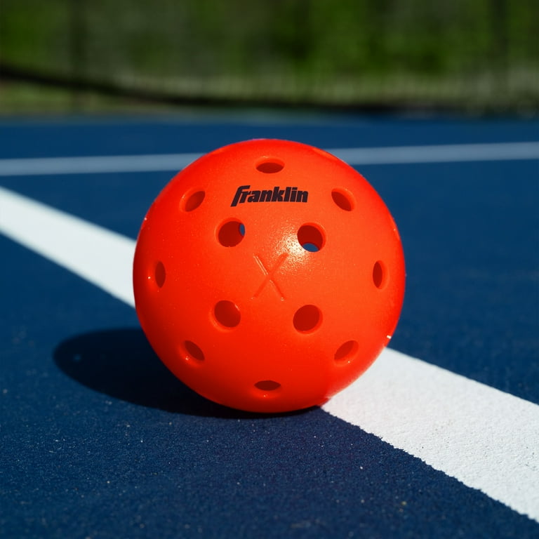 Franklin Sports X-40 Outdoor Pickleballs - Official Size - Ember