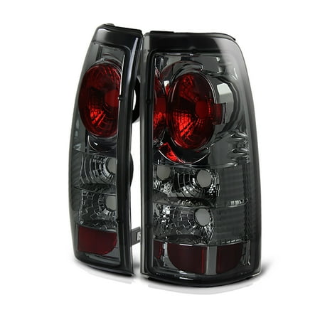 - VIPMotoZ 1999-2002 Chevrolet Silverado 1500 2500 3500 GMC Sierra Smoke Lens Tail Lights, Driver & Passenger Side
