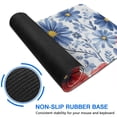 thumbnail image 6 of Long Mouse Pads for Desk,Pioneer Flower Floral Print Pattern Desk Mats on Top Of Desks, Desk Mouse Pad Extra Large with 3mm Non-Slip Base and Stitched Edge for Gaming,Office,Work,Home 31.5"x11.8", 6 of 6