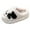 White, variant on UngA Cute Cartoon Fall Winter Children's Cotton Slippers for Boys Girls Little Kid Home Warmth Plush Slipper Shoes Brown,9(Toddler/Little Kid/Big Kid)