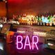 thumbnail image 5 of Letreros de neón Rose Bar, letrero de luz LED de neón con base acrílica, luz de pared de neón USB, letrero de luz LED colgante para casa, bar, pub, cóctel, cerveza, juego, fiesta., 5 of 5
