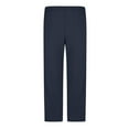 thumbnail image 4 of Vamuko Men's Lightweight Sweat Pants Baggy Track Pants 2 Sides Zippers Tear Away Basketball Sweatpants Y2k Drawstring Full Open Zip Leg Joggers Navy 3XL, 4 of 5