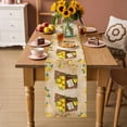 thumbnail image 2 of Lemon Basket Summer Table Runner 72 Inches, Farmhouse Vintage Tan Bed Runner Dresser Scarves Tabletop for Indoor Outdoor Parties/Ceremony/Banquet, 18" x 72", 2 of 9