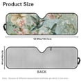 thumbnail image 3 of POLERO Car Windshield Sunshade Green Hummingbird Flower, Blocks Sun Visor Protector Foldable Sun Shield Keep Your Vehicle Cool, Fits Windshields of Car Off-road Vehicle, 3 of 7