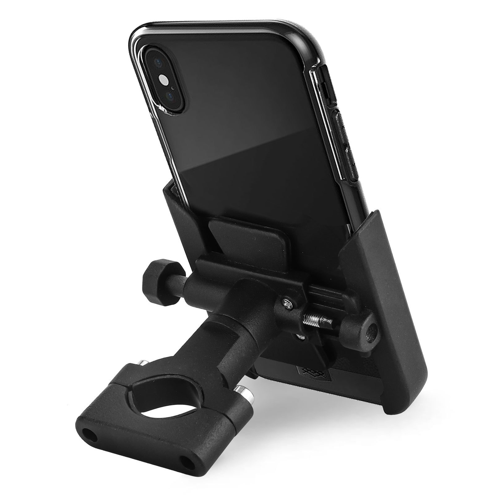 Black Motorcycle Bike Bicycle Adjustable Mobile Phone Holder for Cell Phone GPS 