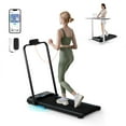 thumbnail image 1 of Costway 3 in 1 Folding Treadmill with Remote Control LED Display and APP for Home Blue, 1 of 10