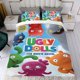 thumbnail image 4 of Feos Muñecos Uglydolls Conjunto de sábanas temático, trío de piezas, cómodo y amigable con la piel, diseño único, regalo de decoración para el hogar para familiares, amigos y fans,135cm *200cm, 4 of 6