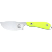 White River Knives M1 Skinner Fixed Blade Knife 3" Drop Point CPM S35VN Stonewashed Blade G-10 Handle Hi-Vis