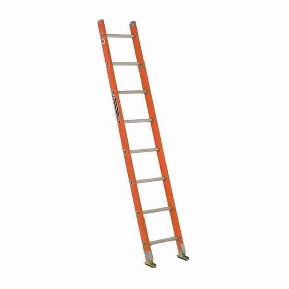 Louisville Straight Ladder,8 ft.,300 lb.,Fg FE3108